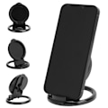 Miniatyrbillede 7 af 8: Trådløs opladerstand Magnetisk opladerpudeholder til iphone 12 Mini/11 Pro Max/Xs/Xr/X/8Sort
