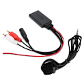 Miniatyrbillede 8 af 8: Mikrofonadapter Aux-lydkabel Bluetooth 5.0 til MP3 WMA WAV Udskiftning til Pioneer med 2RCA-port