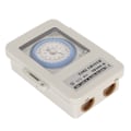 Miniatyrbilde 5 av 8: Mekanisk Tidsbryter Multifunksjon Timer Kontrollbryter for Hjem Kjøkken 100‑240V AC