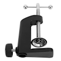 Miniatyrbillede 7 af 8: Skrivebords C-klemme Aluminium Sort 2,4 tommer 61 mm Bordmonteringsklemme til skrivebordslampe
