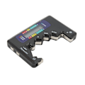 Miniatyrbild 8 av 8: Digital batterikapacitetsmätare Testare Universal D C N AAA AA 9V 1,5V Button Cell Analyzer Svart