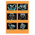 Miniatyrbild 2 av 5: Controller Area Rug för Gamers - Halkfri golvmatta för sovrum inomhus utomhus lek - 60x90cm