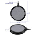 Miniatyrbillede 5 af 6: Akvarium Bobledisk / Luftdiffusor til akvarium Koi-dam 10,7 CM Damppumpe Hydroponics Dekoration