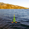Miniatyrbild 5 av 8: Vattenyta Artificiell Simulering Ankfiske Lure Topwater Age med Propeller för Weever Catfish