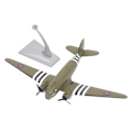 Miniatyrbild 1 av 8: Flygplansmodell med fäste Realistisk struktur Legering Flygplansdekorationer Leksak för samling och visning