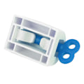 Miniatyrbild 7 av 8: Rolling Tube Tandkräm Squeezer Tandkrämer Dispenserhållare för badrum (blå)