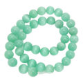 Miniatyrbilde 4 av 8: 10 mm Smykker DIY Rund Perle Utsøkt Elegant Natursten Perle for Armbånd Halskjede Laging Grønn Blå