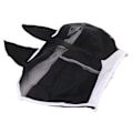 Miniatyrbillede 4 af 8: Hestefluemaske All Round Mesh Andas Flugmaske Elastisk UV-beskyttelse Hest Ansigtsmaske med Ører Sort S 42x35cm / 16,5x13,8in