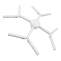 Miniatyrbilde 5 av 8: 80W LED garasjetaklampe E27 justerbar LED garasjelampe 4 blader energisparende lampe 85‑265V hvit