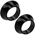 Pikkukuva 1 / 8: 2st CNC-alumiiniseos 15mm Pyörä Taper Washer Pyörä Etuhaarukka Kartiomainen Ohjainlaakeri Musta