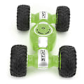 Miniatyrbild 2 av 8: 1:12 Stuntbil Dubbelsidig Fyrdriven Deformationsstyrd Crawlermodell Grön