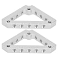 Pikkukuva 2 / 8: 2 kpl kolmiotukea, alumiini kulma-liitäntä, 43mmx43mm