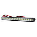 Miniatyrbilde 4 av 8: RC Bil Taklampe 18 LED Hvit Lys Universal Aluminium Legering Skall RC Bil Lysstang for 1/8 1/10 1/12 1/14 RC Crawler