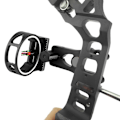 Miniatyrbild 3 av 8: TP1530 ​​Basic Hunter Compound Bow Sikte 3-pin fiberoptik för jakt/skytte