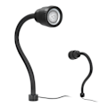 Miniatyrbillede 8 af 8: LED magnetisk arbejdslampe til maskine Universal fleksibel svanehals slange Hvidt lys 3W LED-arbejdslampe med magnetisk base 24V