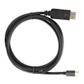 Miniatyrbilde 7 av 8: Mini DP til DP-kabel Svart ABS-plugg for OS X datamaskinnettverkskonverter 4K ved 60Hz 3 meter