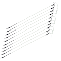 Miniatyrbilde 8 av 8: 5 Sett Karpfiske Hårrigger Line Metallkroker Agn Tråd Krok Rigger Fisketilbehør 12#