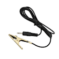 Miniatyrbild 5 av 8: Audio Pickup Clip Metall 3,5 mm Universal Instrument Mikrofon Pickup Clip med svampdyna för violingitarr1,5 m / 4,9 fot