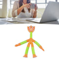 Miniatyrbillede 5 af 8: Lang hals poppende rør Fidget Legetøj Interessant udvidende stræk rør Sensorisk Legetøj Soveværelse Orange