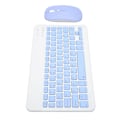 Miniatyrbilde 2 av 8: Trådløst tastatur Mussett 10in datatastatur Mus Combo for Tablet Mobiltelefon Datamaskin Blå