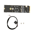 Pikkukuva 1 / 8: M.2 A+E -liitäntä M.2 M -liitäntäkortti Kestävä Vaka M.2 A+E -liitäntä M.2 M -liitäntä SSD Riser-kort verkkokortille M.2 SSD