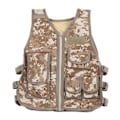 Miniatyrbillede 1 af 8: Børne Taktisk Vest Oxfordstof Justerbar Talje Multi Lommer Børnevest til Vandring Bjergbestigning Camouflage S