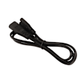 Miniatyrbillede 8 af 8: IEC 320 C8 Stik til C7 Strømkabel 3,3 fod 1500W 2,5A Varmebestandig Vandafvisende Strømkabelforlænger til Skrivebordslamper