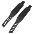 Miniatyrbilde 2 av 8: 2 stk. treningsykkelpedalstropper i plast, justerbar lengde, universelle sykkelpedal tåstropper, stropp for hjemmetrening og sykling