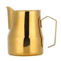 Miniatyrbilde 1 av 8: Espresso Melkekrus i Rustfritt Stål Skummende Kanner Latte Art for Hjemmekoffebruk Blank Gull 550 ml