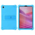 Kompatibelt med Lenovo Tab K9 / Tab One silikonfodral med stöd, robust skyddsfodral LightBlue