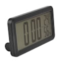 Miniatyrbild 8 av 8: Digital väckarklocka Bärbar Svart Temperatur Luftfuktighet Väggmonterad LCD Digital elektronisk klocka för skrivbord i sovsal