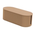 Miniatyrbilde 1 av 8: Nordisk Pluggbrett Oppbevaringsboks Tråd Kabel Oppbevaringsveske Organizer Box Sokkel Plugg Trådløs WiFi Router Brett Fest for Hushold Khaki Liten Størrelse