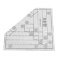 Miniatyrbilde 6 av 8: Galler Quilt Linjal Profesjonell Akryl Nøyaktig Skala Hjemmesøm Linjal for DIY Sytilbehør
