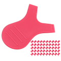 Miniatyrbillede 2 af 8: 50 stk Y-Formet Øjenvippebørste Øjenvippe Extension Grafting Perming Brush Mascara Tools Rose Red