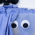 Pikkukuva 1 / 8: 2 kpl Googly Eyes - Värähtelevät silmähartsit, itseliimautuvat käsityötarvikkeet, kodin sisustus jääkaappiin, 8 cm / 3,15 tuumaa, musta ja valkoinen