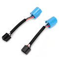 Miniatyrbilde 4 av 8: 2 stk 9007 Hann til H4 9003 Hunn Ledningsnett Adapter Tilkobling Erstatning for Hummer H2 Frontlys 12V‑24V