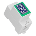 Miniatyrbild 6 av 8: DIN Rail Meter Digital Voltmeter Amperemeter Effekt Energi Monitor Multimeter Tester AC50‑300V 100A