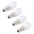 Miniatyrbillede 3 af 8: 10 stk E14 Glødepære Rustfrit Stål 1,5W 220V LED-lampe til Lysekrone Loftskab Vægskabe Bordlamper Varmt Hvidt Lys