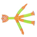 Miniatyrbillede 2 af 8: Lang hals poppende rør Fidget Legetøj Interessant udvidende stræk rør Sensorisk Legetøj Soveværelse Orange