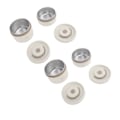 Miniatyrbillede 7 af 8: Isoleret madkasse 304 rustfrit stål forseglet multifunktionel bærbar rund termisk Bento-boks med varmepose Beige 4 stk