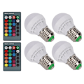 Miniatyrbild 8 av 8: E27 RGB färgskiftande glödlampor 40W LED-lampa med fjärrkontroll för heminredning i sovrummet 85V-265V