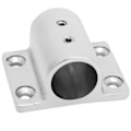 Miniatyrbillede 3 af 8: Marine Pipe rektangulær base rustfrit stål bådrør firkantet base bådhardware tilbehør 22MM