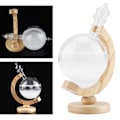 Miniatyrbild 8 av 8: Storm Glas Creative Globe formad Storm Glasflaska Desktop Väderstation väderprediktor