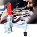 Miniatyrbillede 6 af 8: Hurtig Toggle Clamp Svejsfixtur til maskindrift Hurtig fastgørelse af metalplade kredsløb