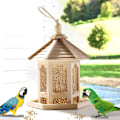 Pikkukuva 6 / 8: Puinen lintujen ruokinta-asema riippuva Hollow Bird Feeder