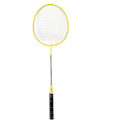Miniatyrbild 1 av 8: Badmintonracketar Järnlegering Lättviktsbadmintonracketar med 3 bollar för nybörjare Studentträning Gul
