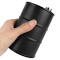 Miniatyrbillede 7 af 8: 700 ml Bærbar Ølfat i Rustfrit Stål Vinsprit Hofteflaske med Tætningsspand (Sort)