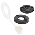 Miniatyrbillede 3 af 8: ABS Udendørs Nylon Stang Monteringsbase Fastgørelsesskruer Oppustelige Bådtilbehør