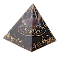 Miniatyrbillede 7 af 8: 5 cm Orgonitpyramide til positiv energilagning Krystalpyramidemeditation Orgonitpyramider Chakra Zodiac Energy Generator Stenbukken