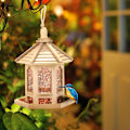 Pikkukuva 7 / 8: Puinen lintujen ruokinta-asema riippuva Hollow Bird Feeder